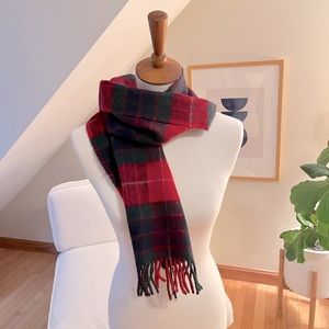 High quality winter scarf cashmere British plaid